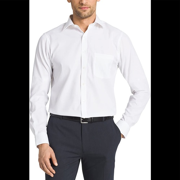 Van Husen Mens 15.5 32/33 Dress Shirt - Picture 1 of 3